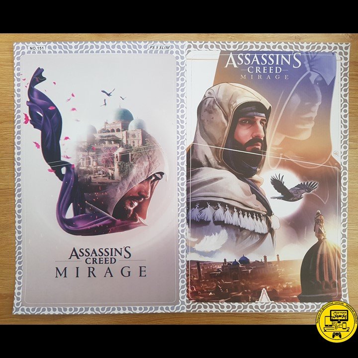 اسکین کنسول PS5 Slim Digital طرح Assassin Creed Mirage شماره 151
