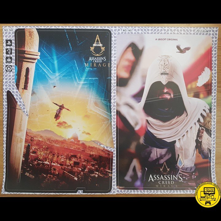اسکین کنسول PS5 Slim Standard طرح Assassin Creed Mirage شماره 145
