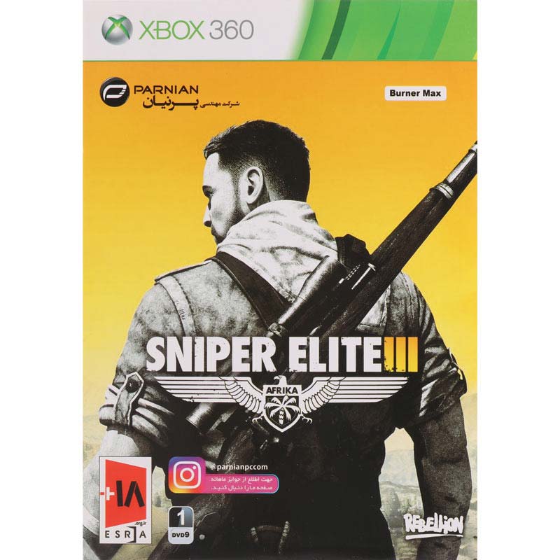 Sniper Elite 3-XBOX-پرنیان-1DVD9