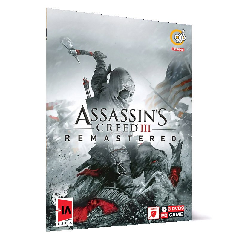 Assassins Creed III Remasterd-گردو-3DVD9