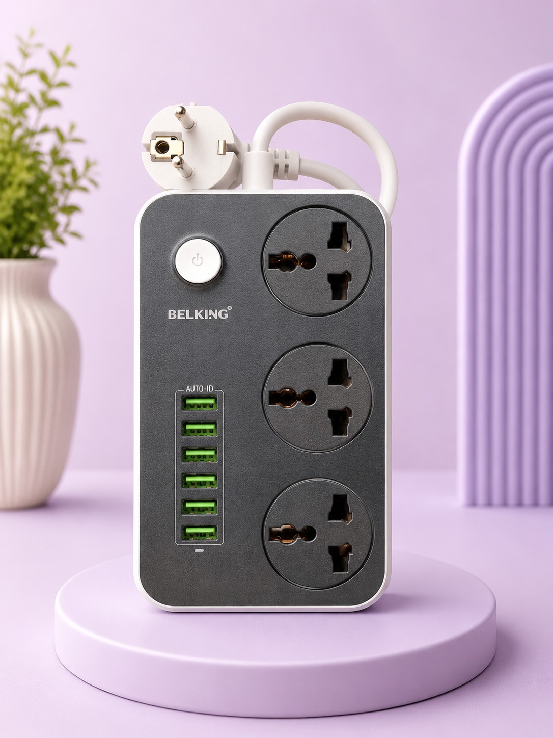 چندارهی برق BELKING USB Power Socket