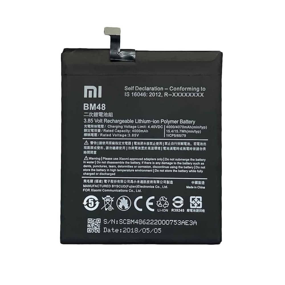 باتری اورجینال شیائومی Xiaomi Redmi BM48 Battery FOR Redmi Mi Note 2 mobile