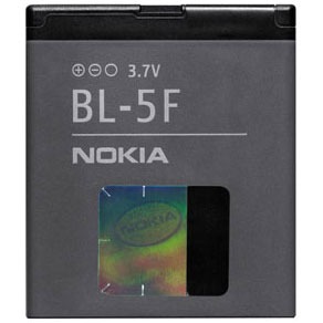 original Li-ion Battery BL-5F for NOKIA N95, N96, N93i, E65, 6210, 6290 باتری نوکیا