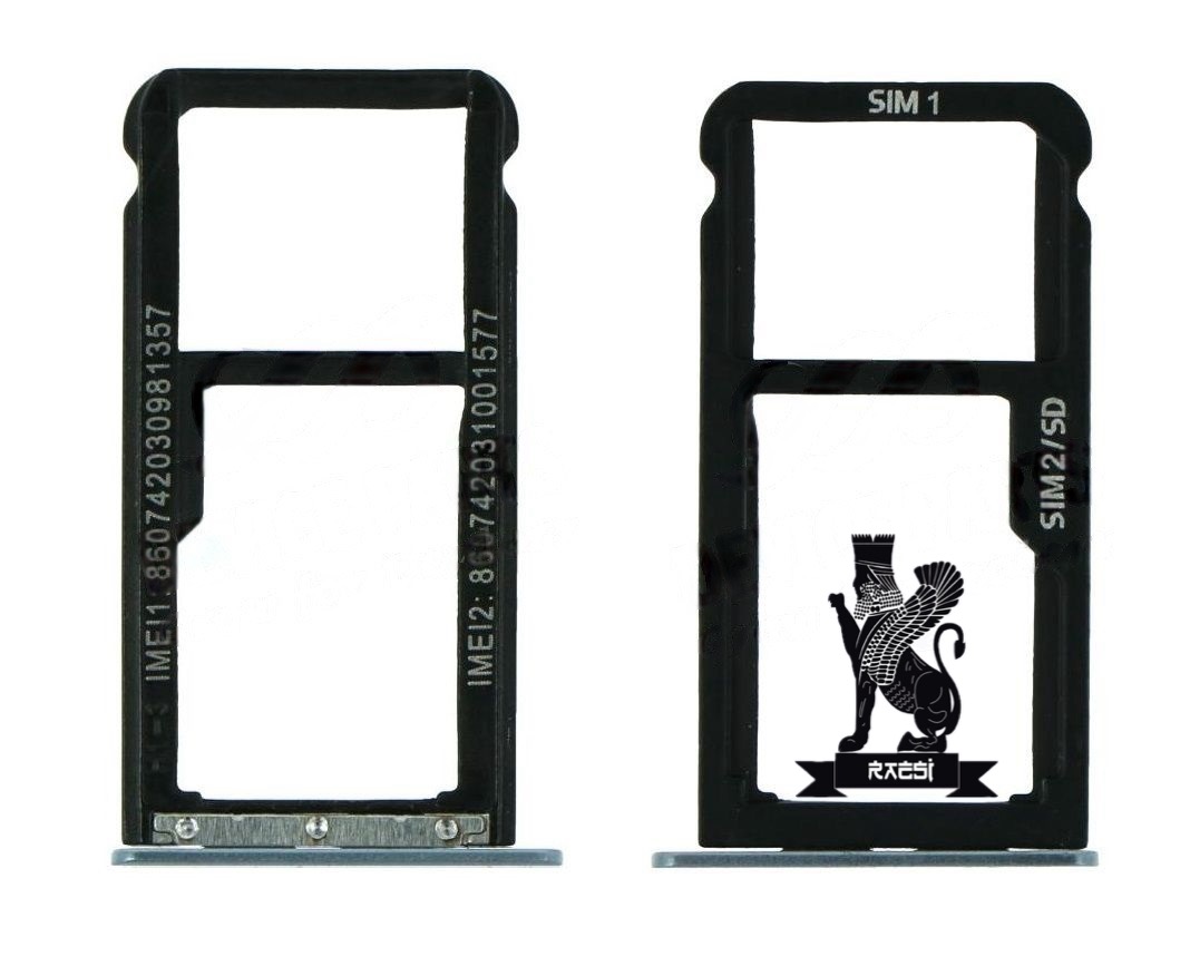 HOLDER SIM-MOBILE-ZTE-BLADE A910 SILVER
