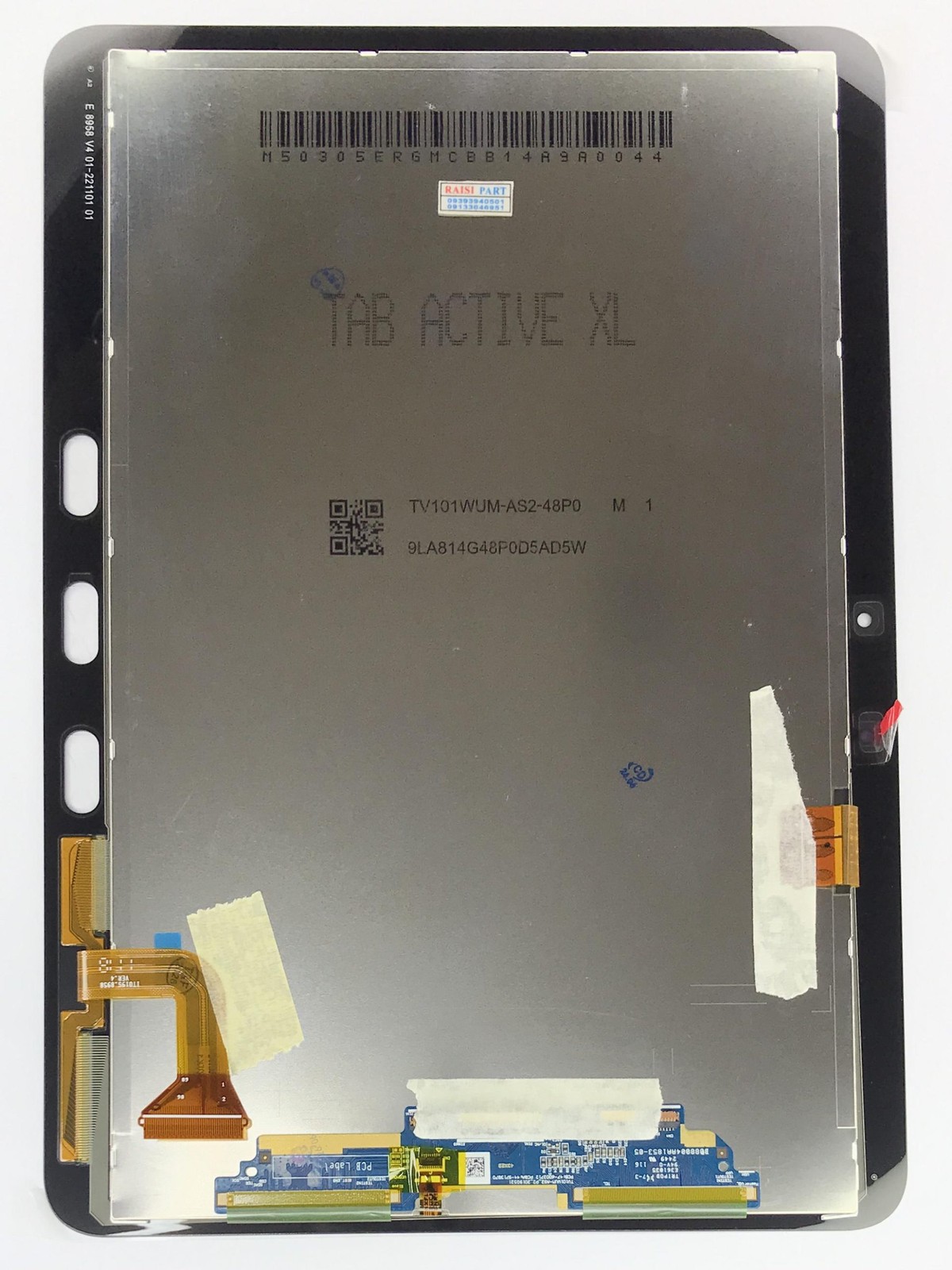 TOUCH & LCD-GALAXY TAB ACTIVE PRO-SAMSUNG T540/T545 BLACK ORG