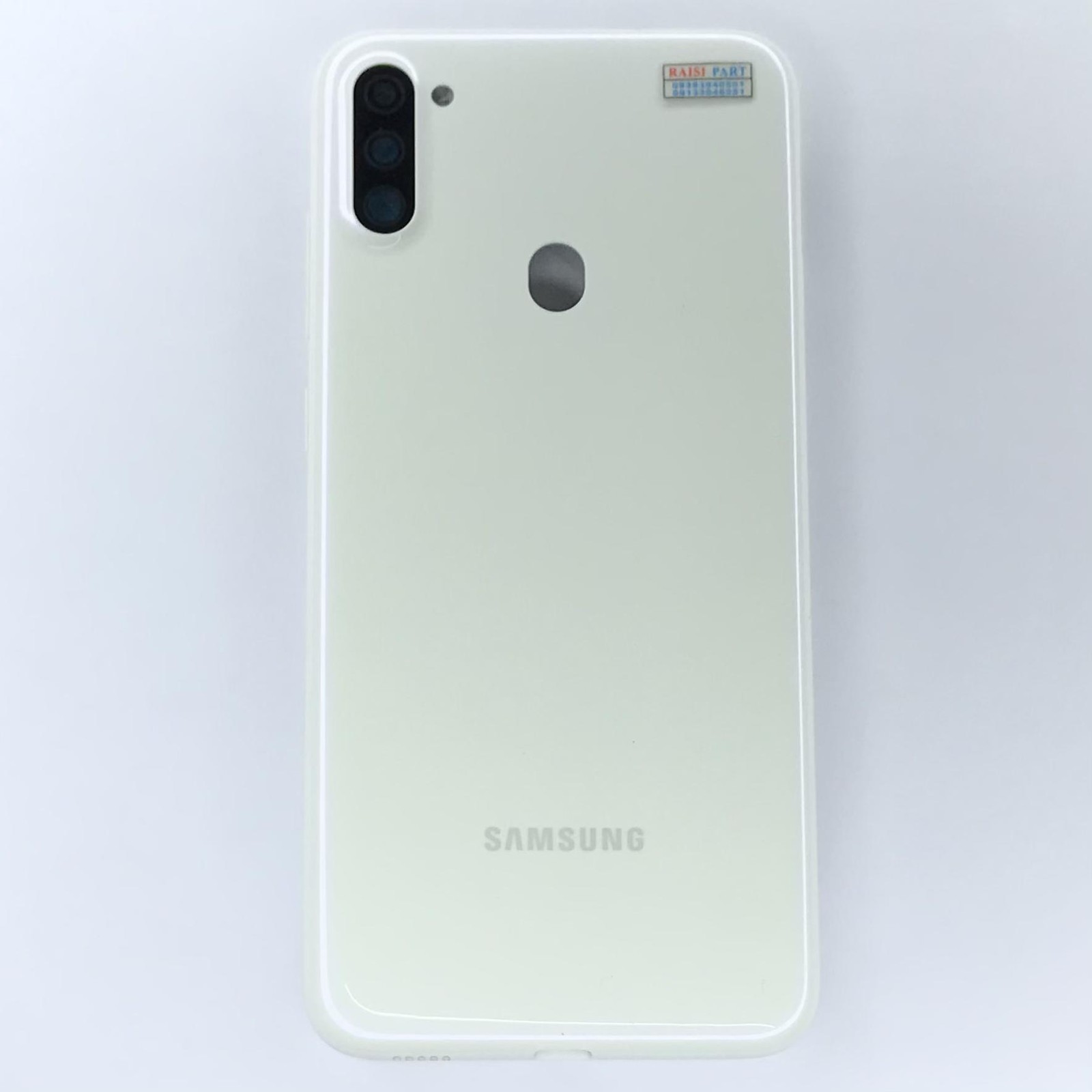 BACKCOVER-MOBILE-SAMSUNG A115 GALAXY A11 WHITE