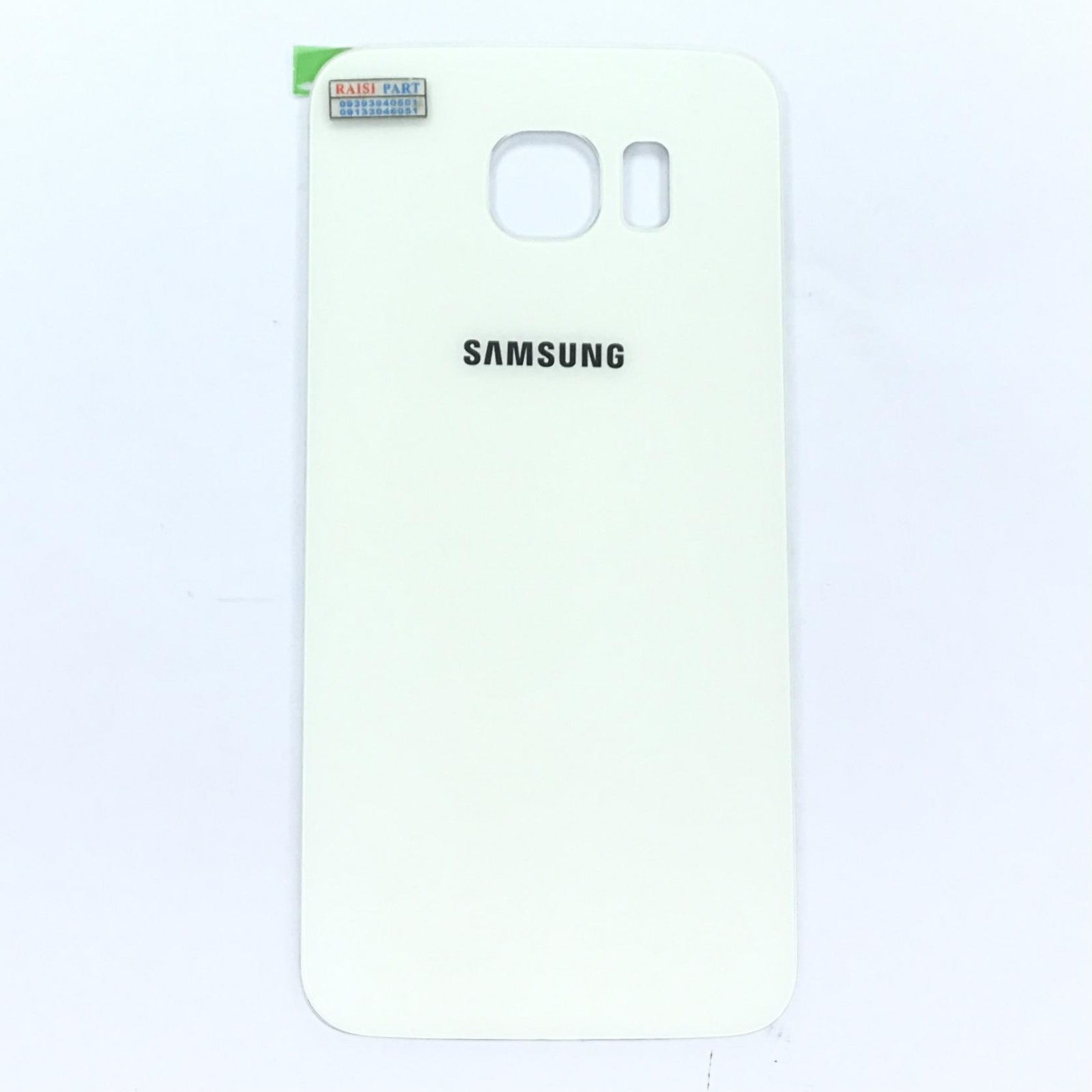 BACKCOVER-MOBILE-SAMSUNG G925 GALAXY S6EDGE WHITE