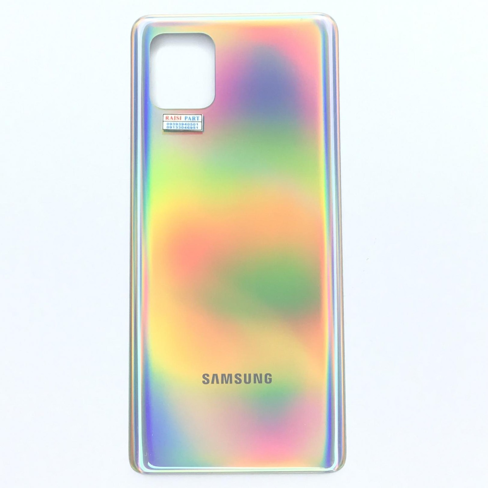 BACKCOVER-MOBILE-SAMSUNG N770 GALAXY NOTE10LITE SILVER