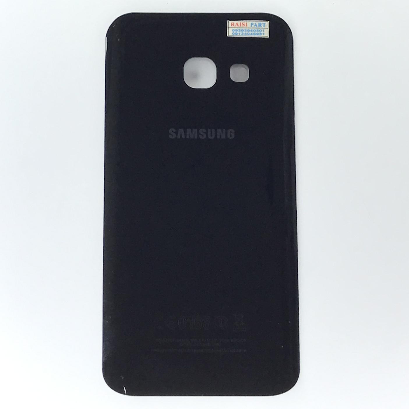 BACKCOVER-MOBILE-SAMSUNG A320 GALAXY A3 2017 BLACK
