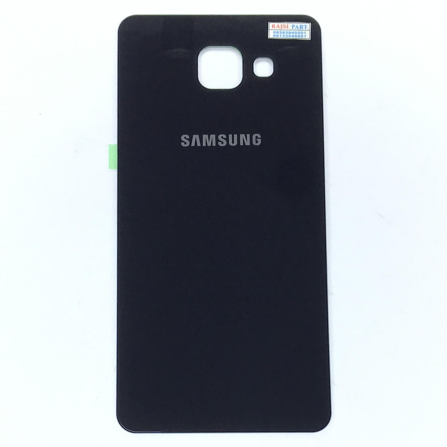 BACKCOVER-MOBILE-SAMSUNG A510 GALAXY A5 2016 BLACK ORG 100%