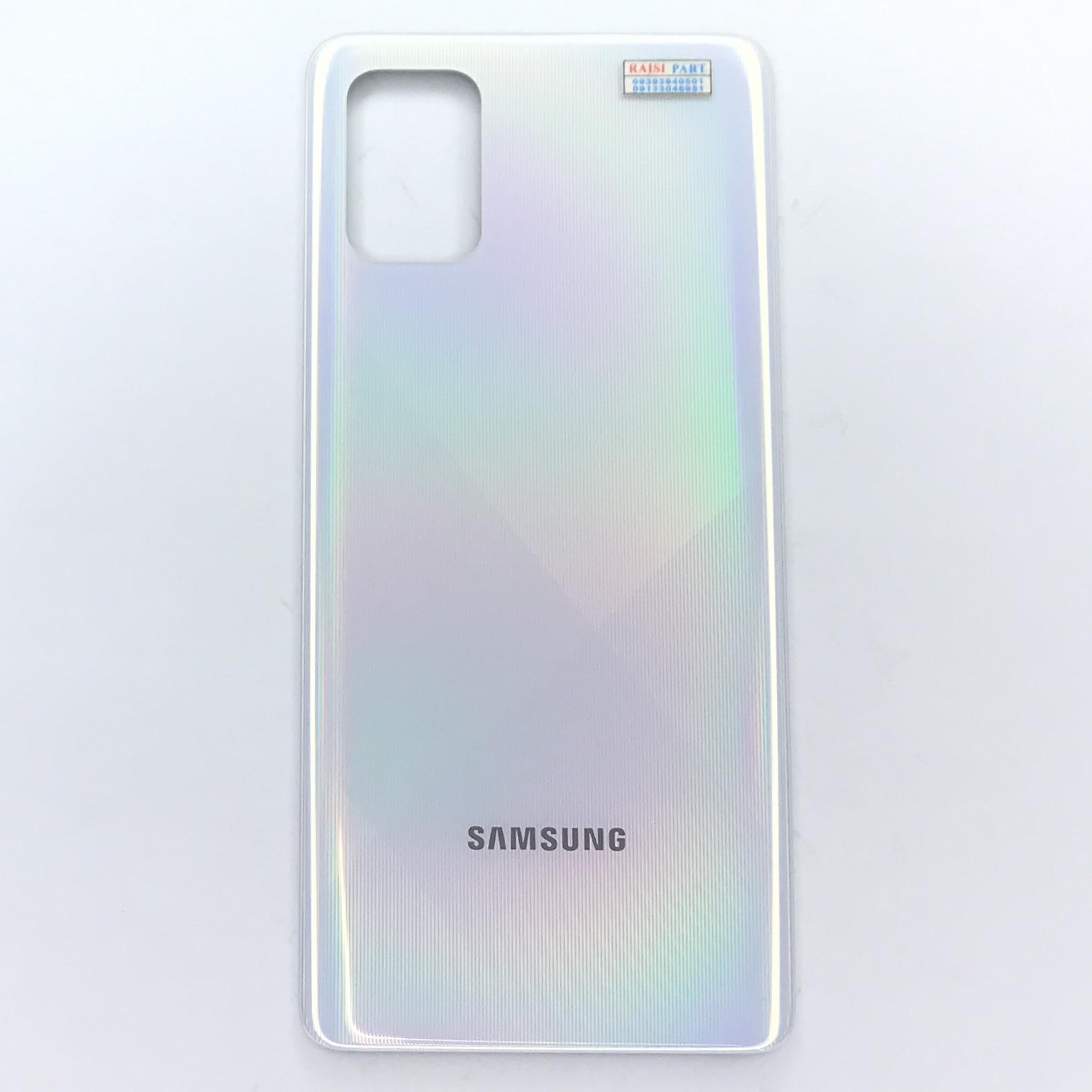 BACKCOVER-MOBILE-SAMSUNG A715 GALAXY A71 WHITE