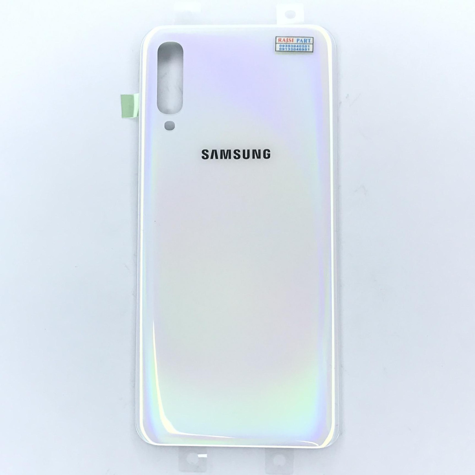 BACKCOVER-MOBILE-SAMSUNG A505 GALAXY A50. WHITE ORG 100%