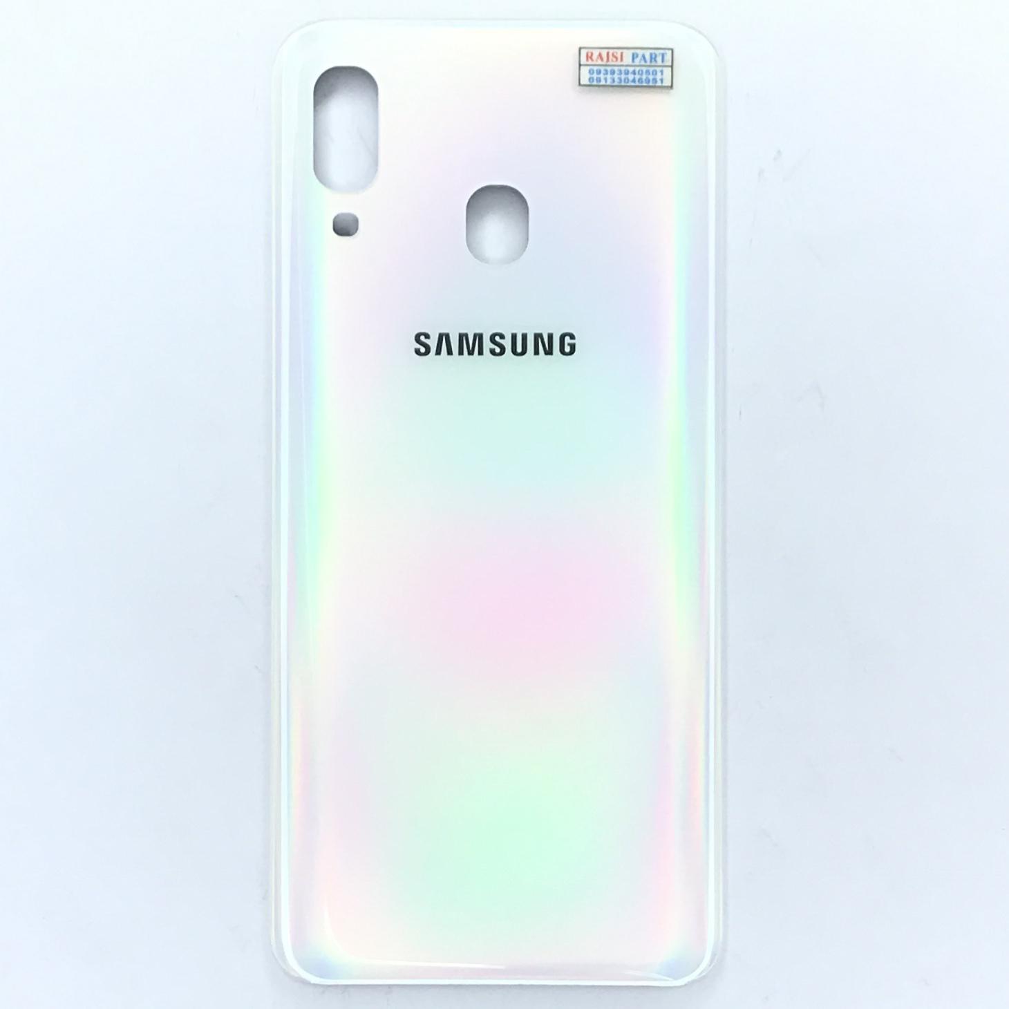 BACKCOVER-MOBILE-SAMSUNG A405 GALAXY A40 WHITE