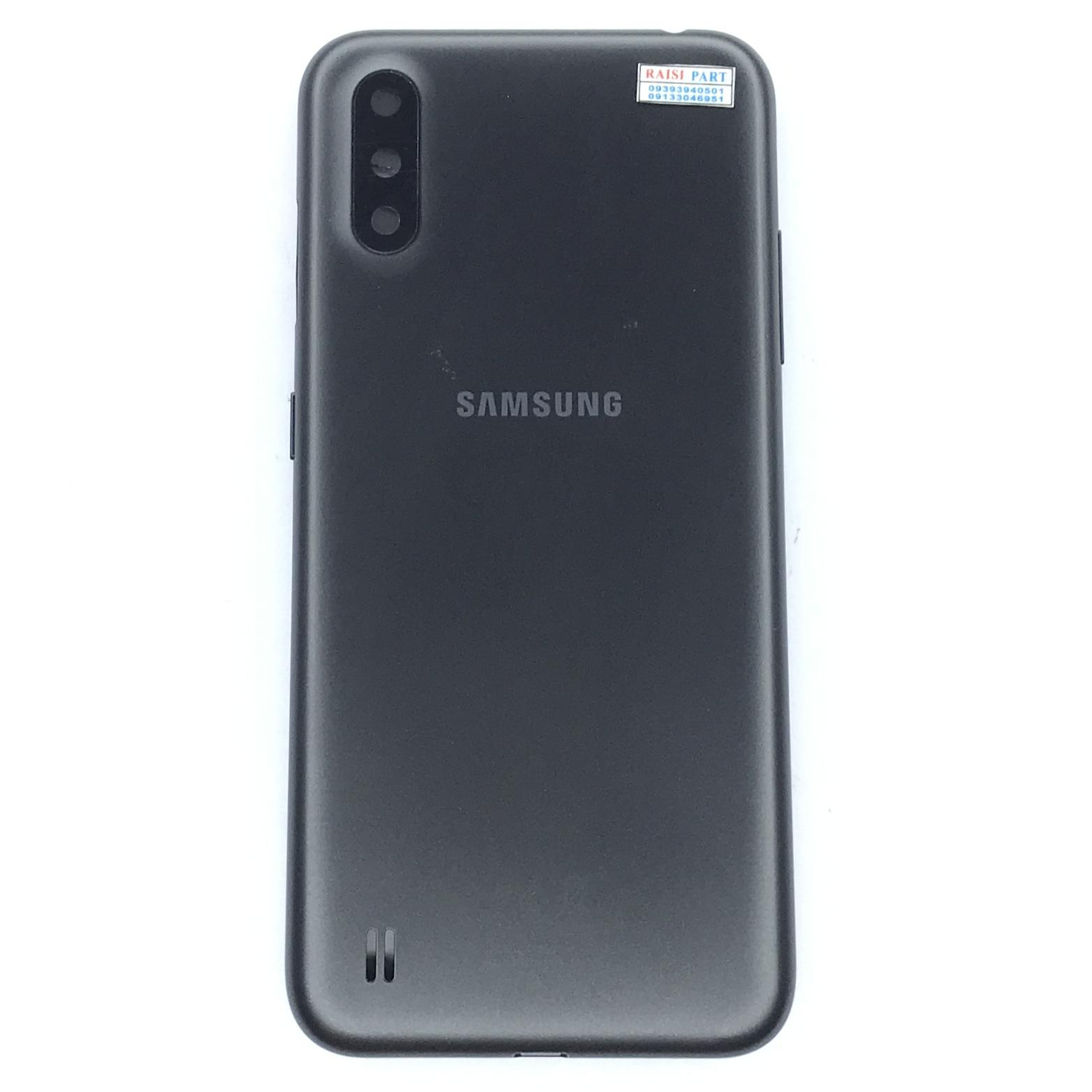 BACKCOVER-MOBILE-SAMSUNG A015 GALAXY A01. BLACK