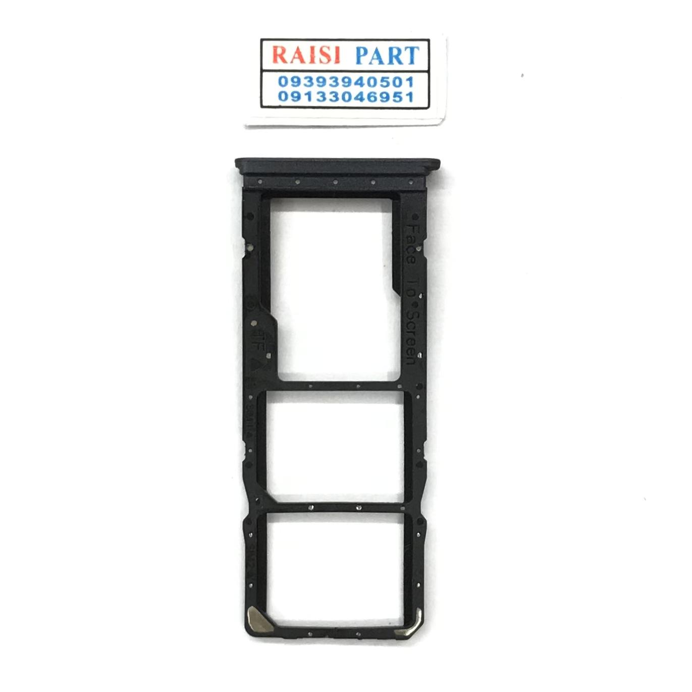 HOLDER SIM-MOBILE-REALME C55 BLACK