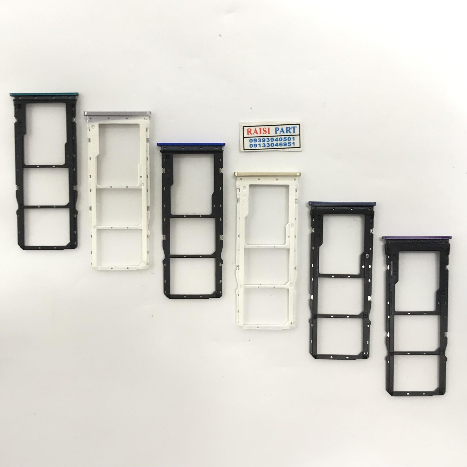 HOLDER SIM-MOBILE-XIAOMI-REDMI NOTE9. SILVER