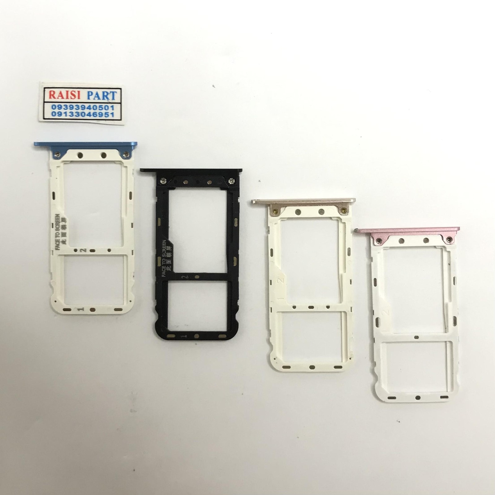 HOLDER SIM-MOBILE-XIAOMI-REDMI NOTE7S BLACK