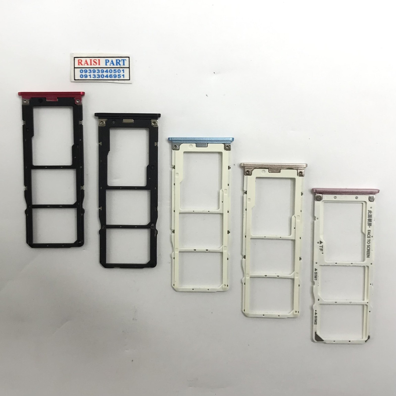 HOLDER SIM-MOBILE-XIAOMI-MI A2LITE (REDMI 6PRO) PINK