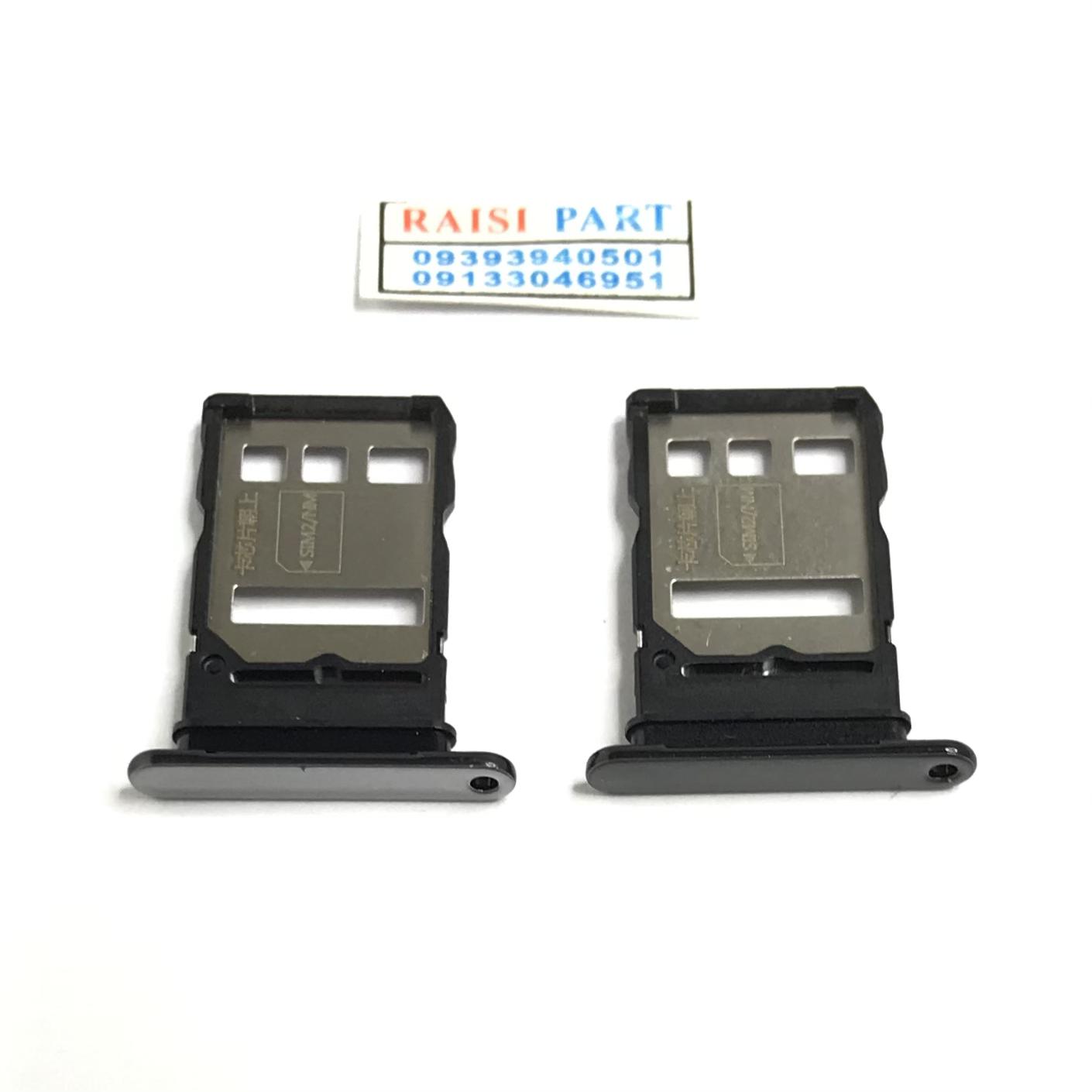 HOLDER SIM-MOBILE-HUAWEI Y9A BLACK