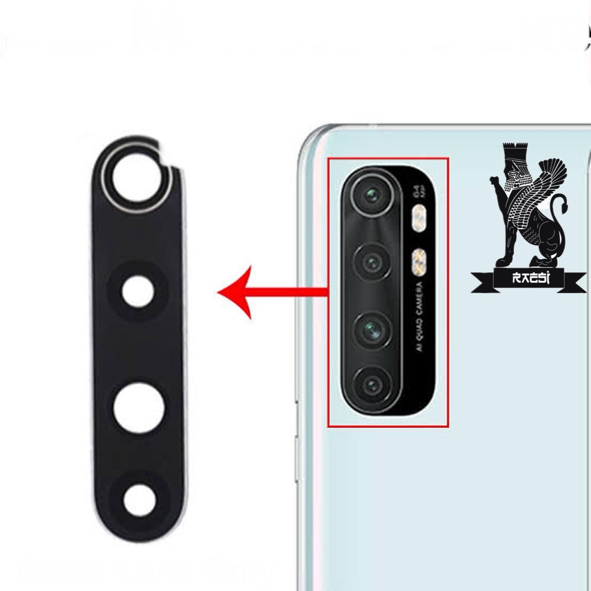 GLASS CAMERA-MOBILE-XIAOMI-MI NOTE10LITE