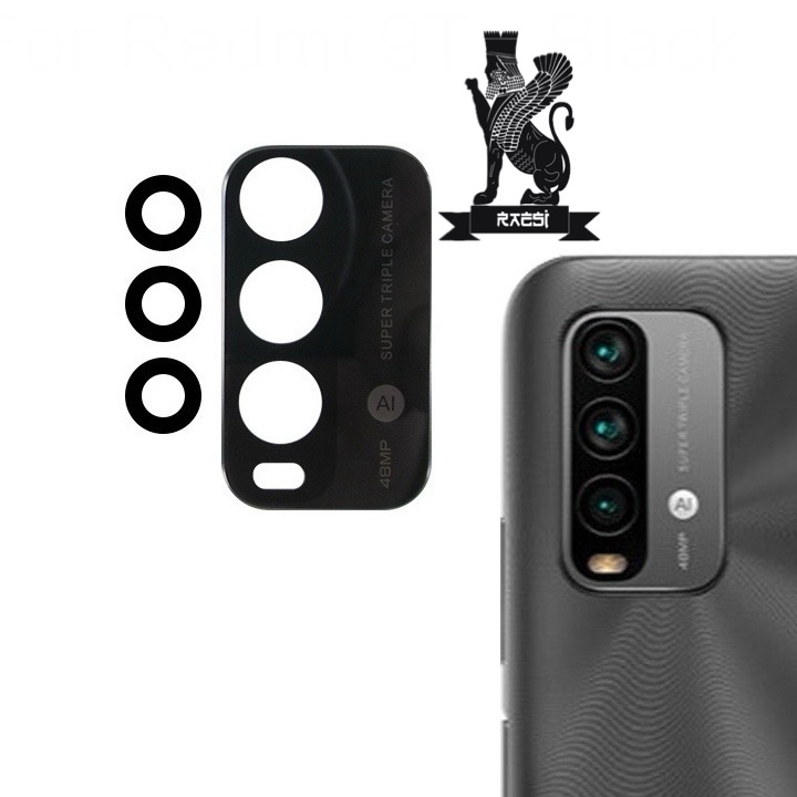 GLASS CAMERA-MOBILE-XIAOMI-REDMI 9T BLACK
