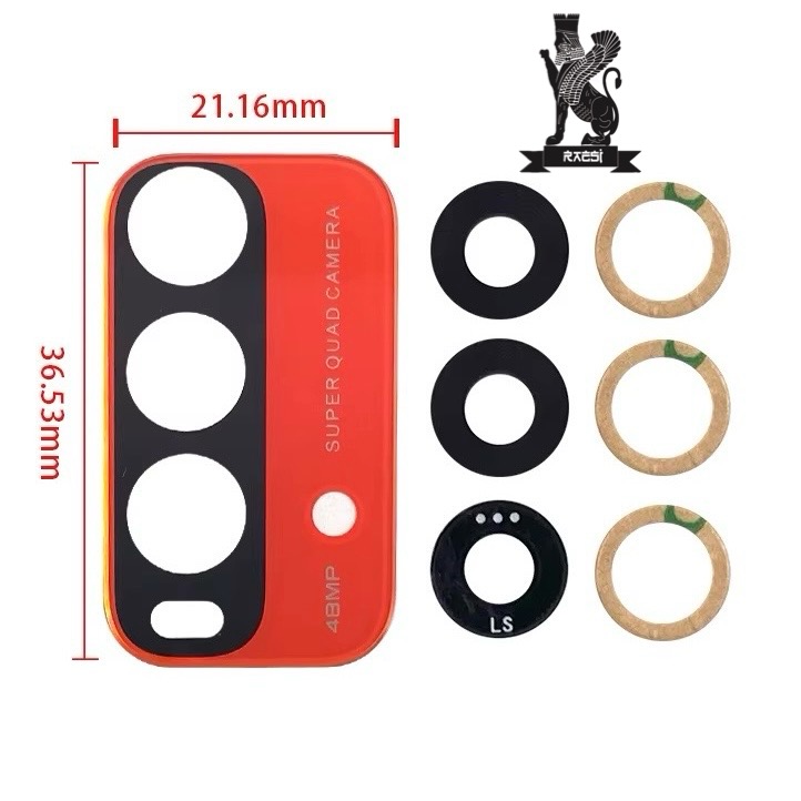 GLASS CAMERA-MOBILE-XIAOMI-REDMI 9T RED