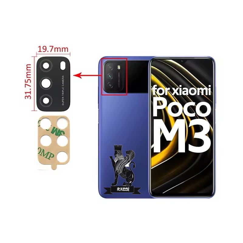 GLASS CAMERA-MOBILE-XIAOMI-POCO M3.