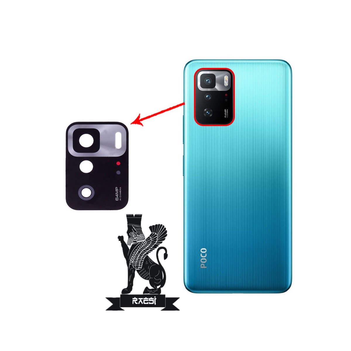 GLASS CAMERA-MOBILE-XIAOMI-POCO X3GT