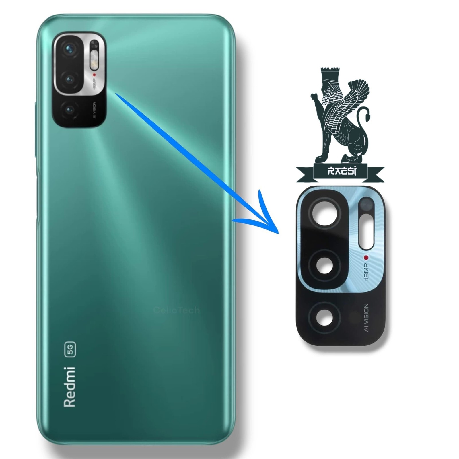 GLASS CAMERA-MOBILE-XIAOMI-REDMI NOTE10T/NOTE10. 5G
