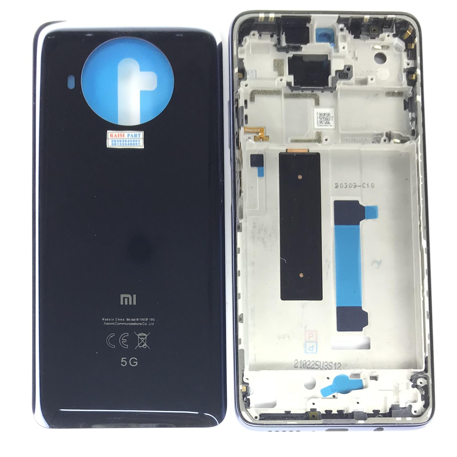 FULL FRAME-MOBILE-XIAOMI-REDMI NOTE9PRO 5G/MI 10TLITE BLACK