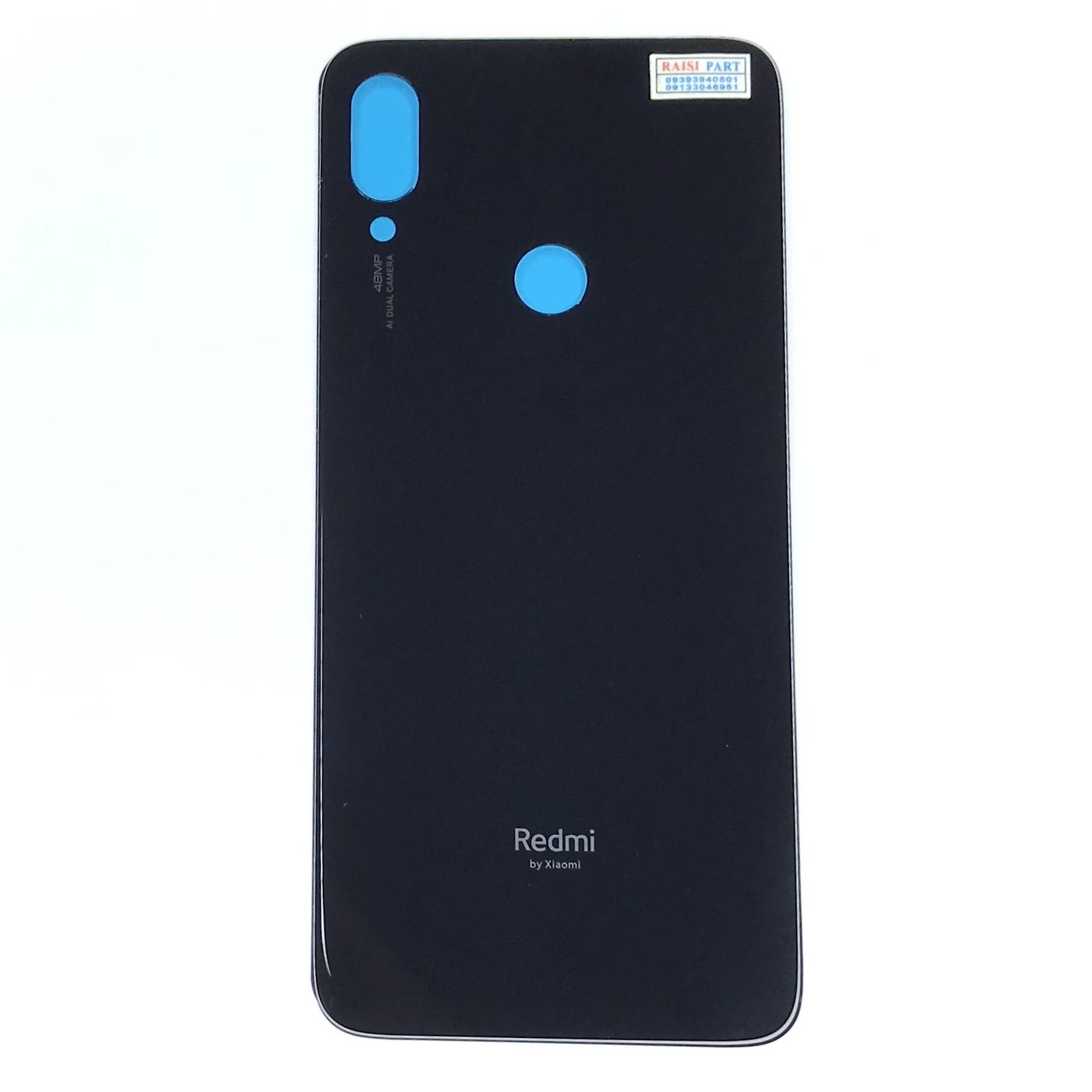 BACKCOVER-MOBILE-XIAOMI-REDMI NOTE7. BLACK