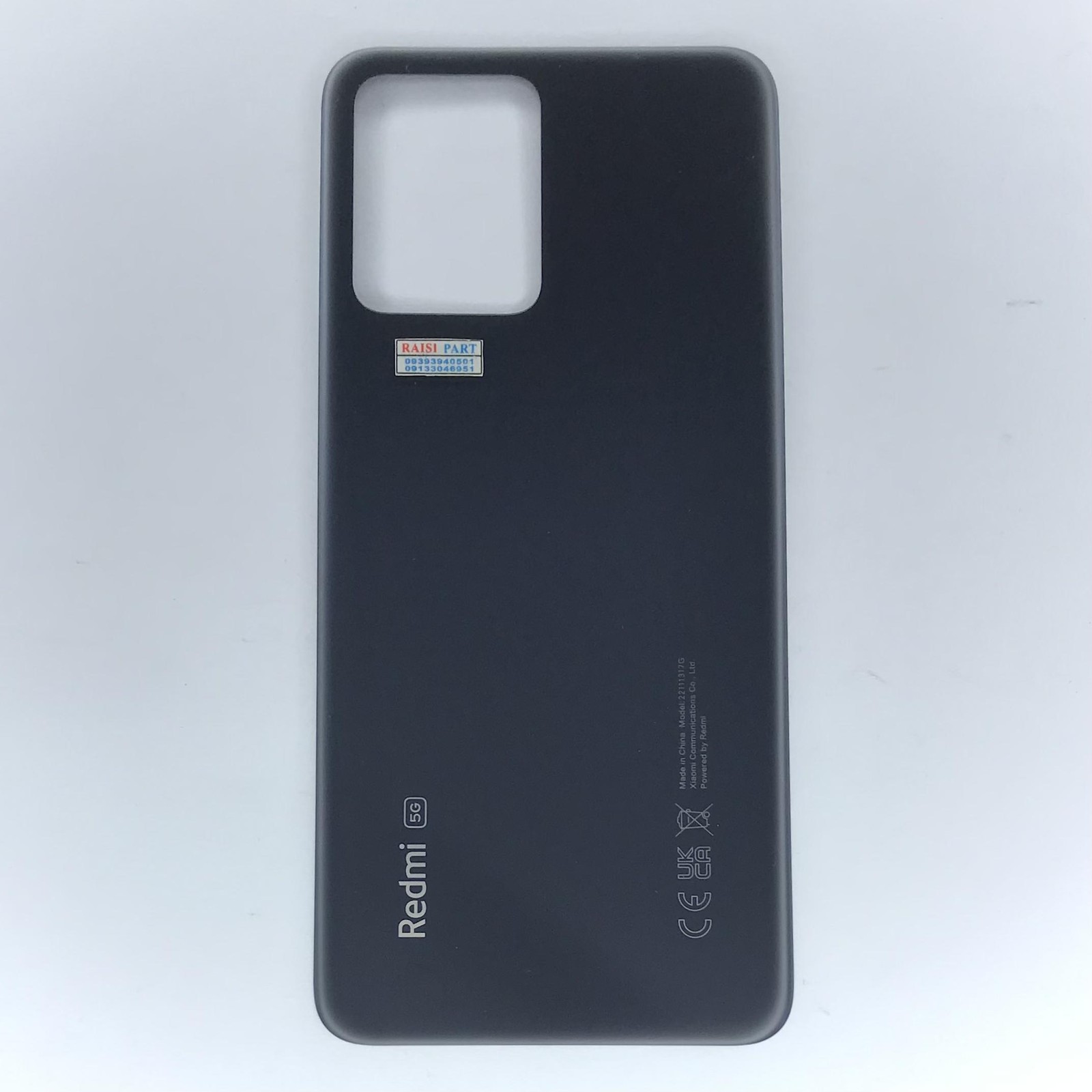 BACKCOVER-MOBILE-XIAOMI-REDMI NOTE12. 5G BLACK
