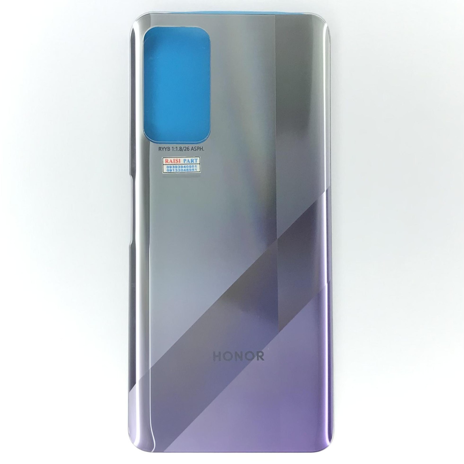 BACKCOVER-MOBILE-HONOR X10. SILVER