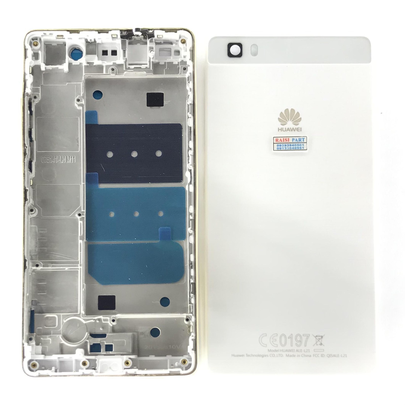 FULL FRAME-MOBILE-HUAWEI P8LITE WHITE