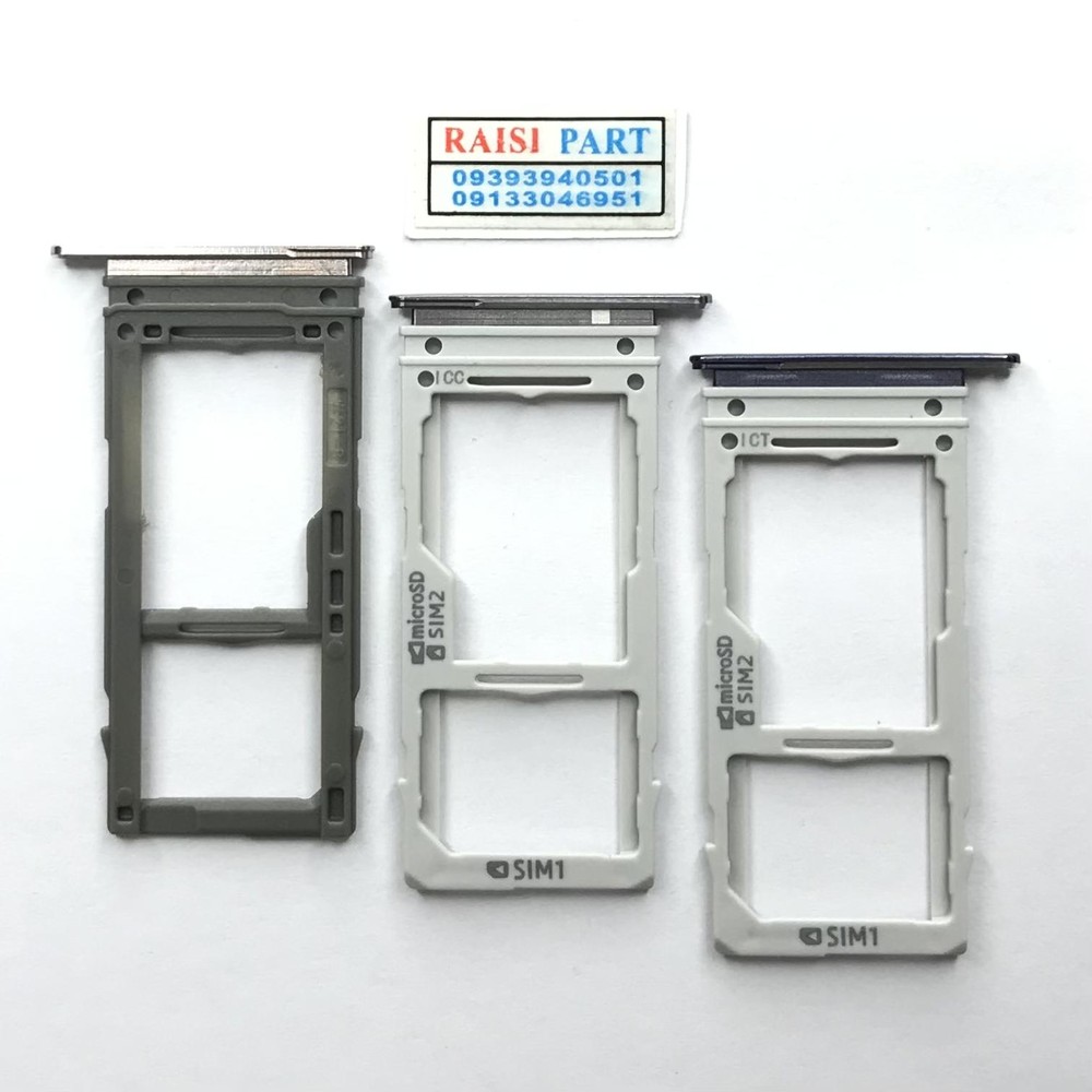 HOLDER SIM-MOBILE-SAMSUNG-G970/G973/G75 GALAXY /S10E/S10/S10PLUS BLACK