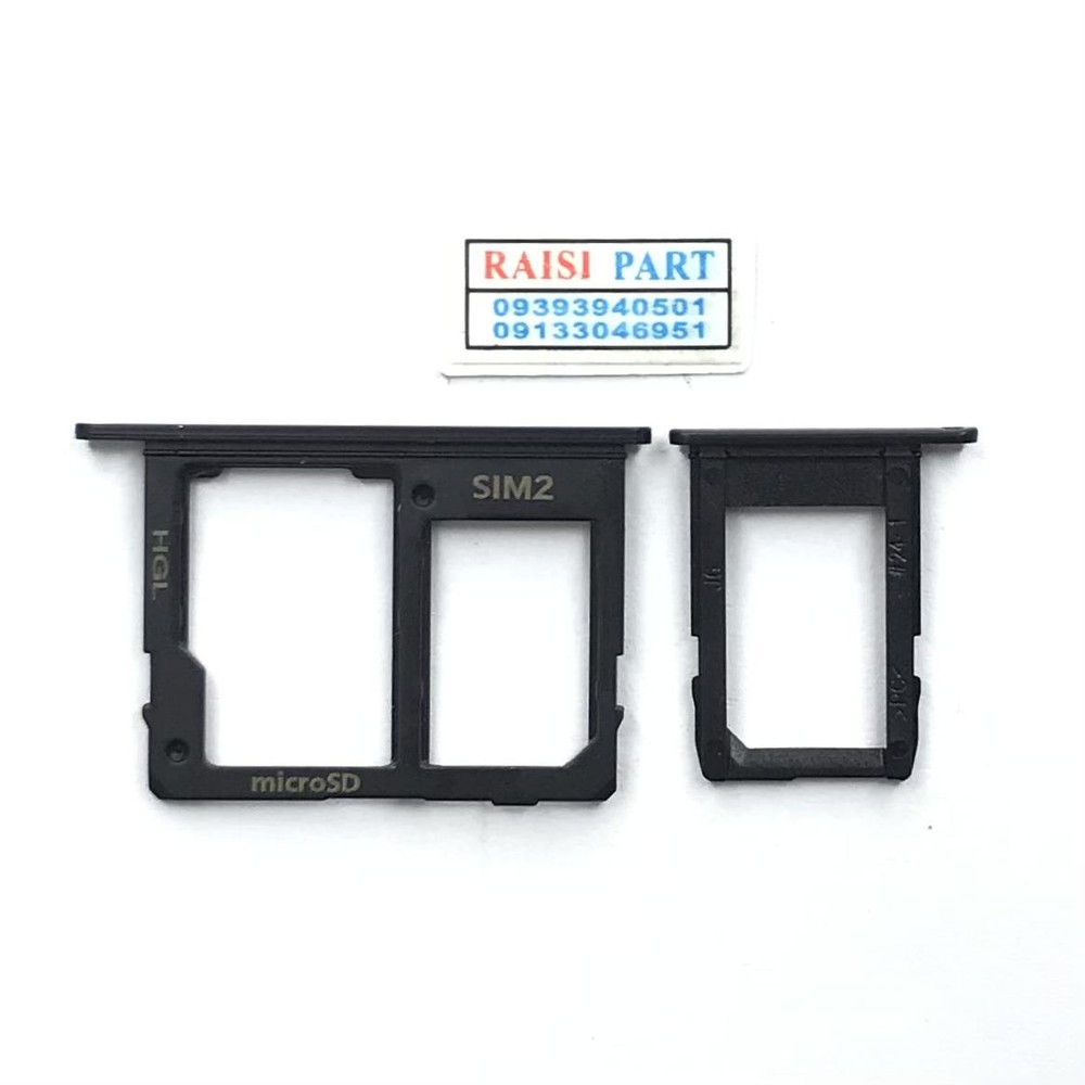 HOLDER SIM-MOBILE-SAMSUNG-J600/J400/A600/A605/J610/J410/J415/J800/J810 GALAXY J6 2018/J4 2018/A6 2018/A6PLUS/J6PLUS/J4CORE/J4PLUS/J8 2015/J8 2018 BLACK
