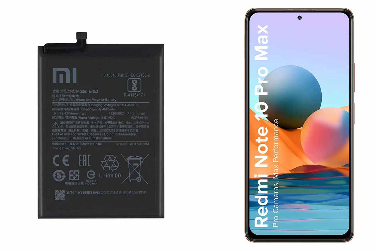 Redmi note 10 pro / 10 pro max → BN53