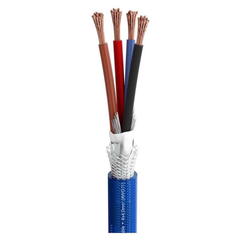 کابل 4 رشته Sommer Speaker Cable HighEnd SC-Quadra Blue آبی