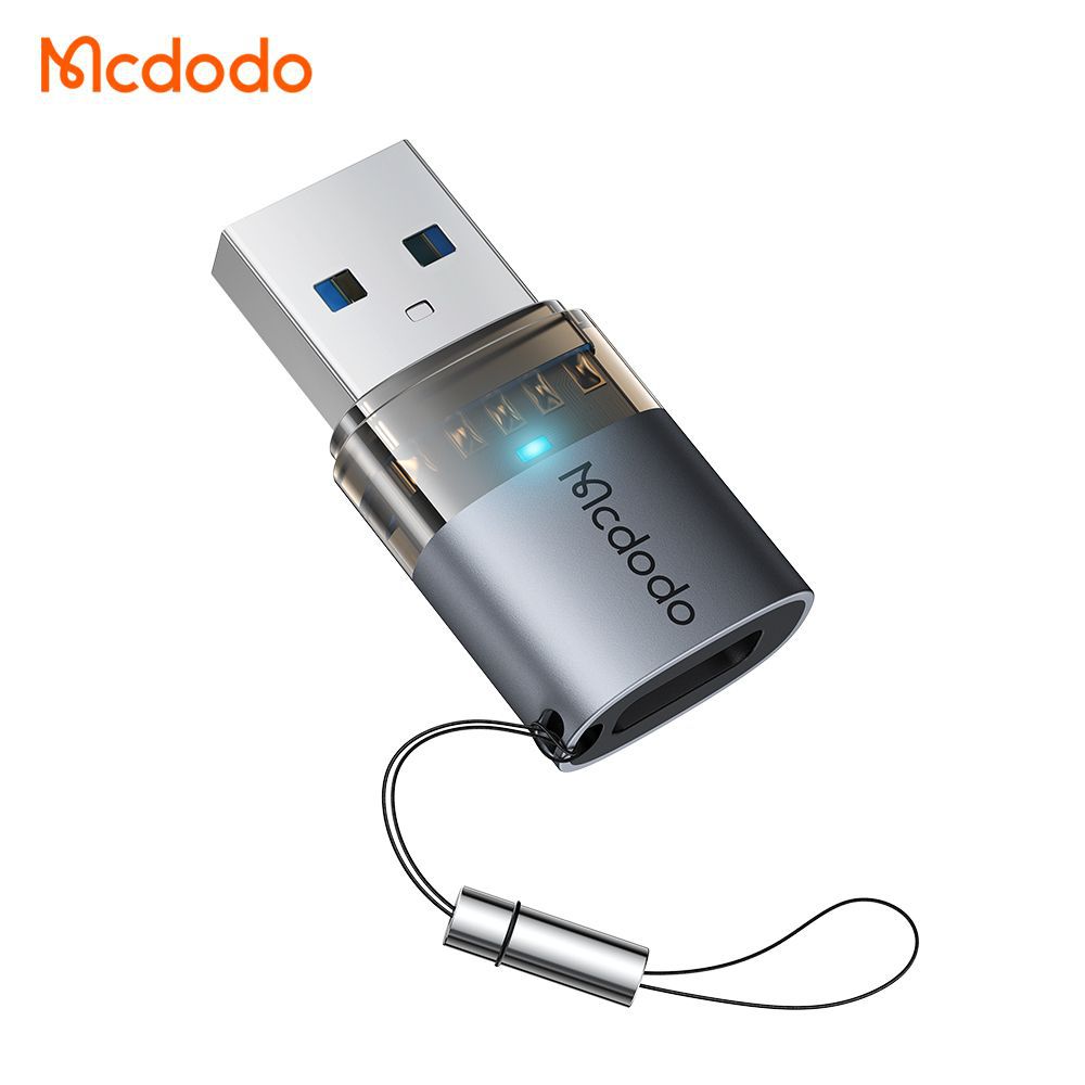 تبدیل مک دودو Mcdodo OT-7580 – USB-C to USB-A با سرعت 5Gbps و LED (با گارانتی شرکتی)با بهترین قیمت استپ موبایل