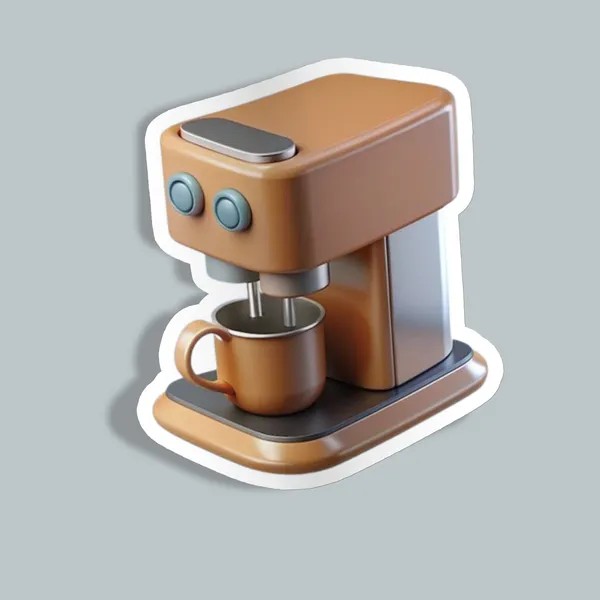 استیکر coffee maker machine 2