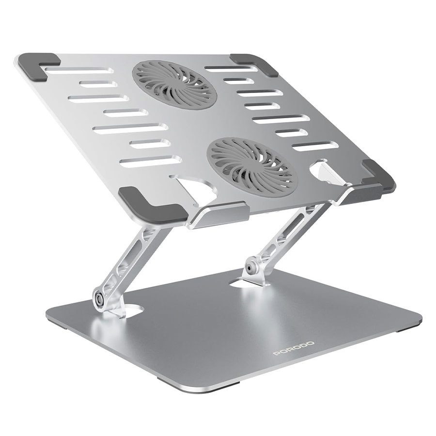 استند و پایه خنک‌کننده لپ تاپ پرودو Porodo Aerodesk Cooling Laptop Stand - موبی تول