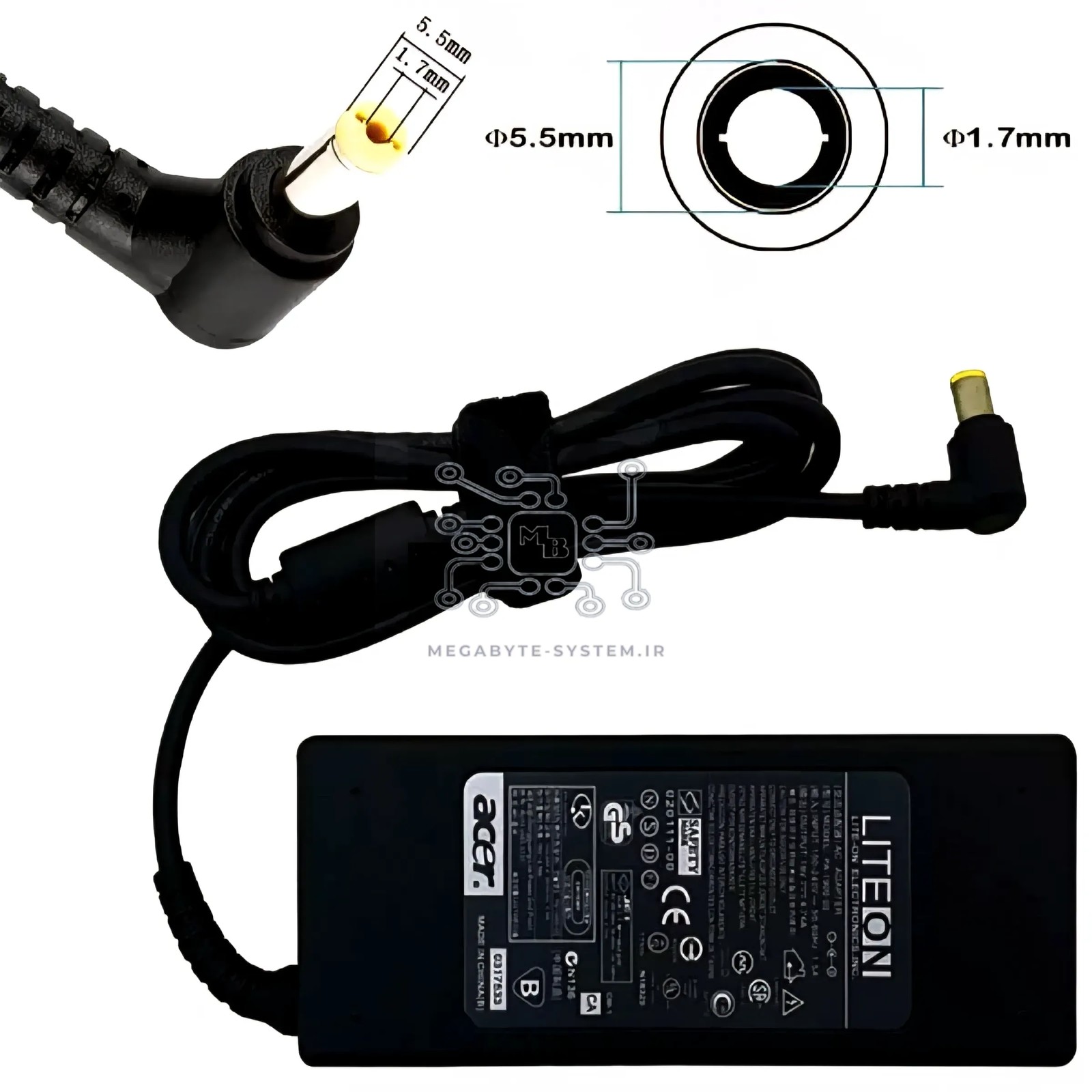 آداپتور شارژر لپتاپ ایسر ACER TravelMate 3290 3290G CHARGER