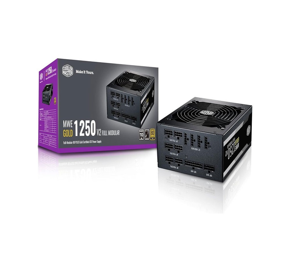 پاور ماژولار کولر مستر مدل Cooler Master MWE Gold 1250w - V2 ATX 3.0