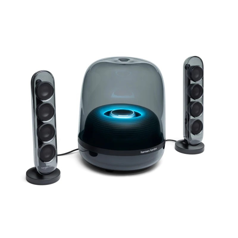 Harman Kardon SoundSticks 4 - اسپیکر بلوتوث با طراحی شفاف و کیفیت صدای بی‌نظیر