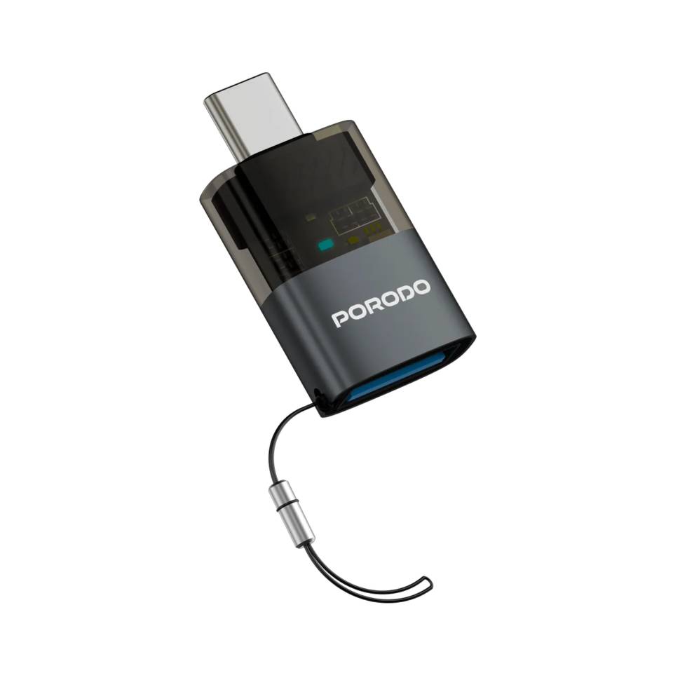 او تی جی پرودو مدل TRANSPARENT OTG ADAPTER PDATOC50GY