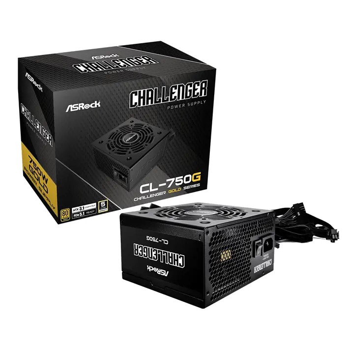 پاور کامپیوتر ازراک ASRock CL-750G GOLD توان 750 وات