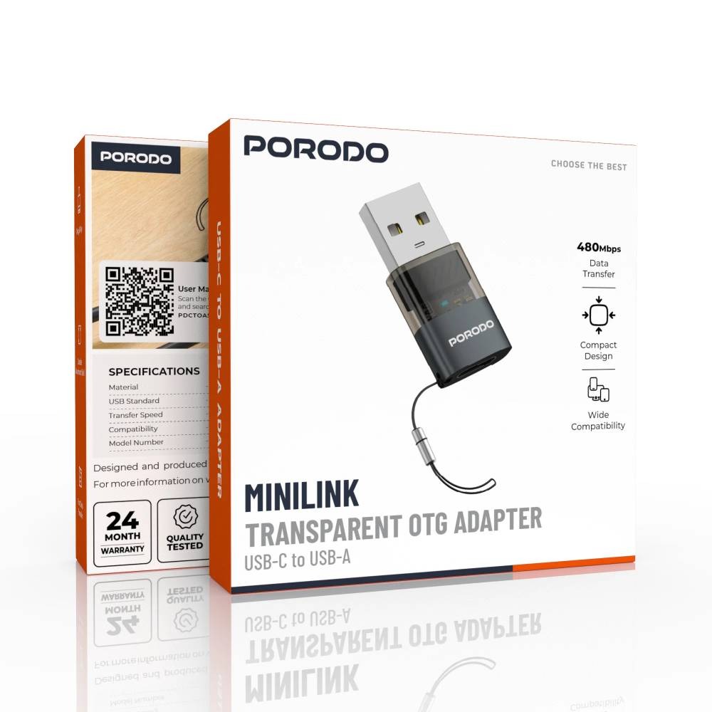 تبدیل USB-C به USB-A پورودو MiniLink