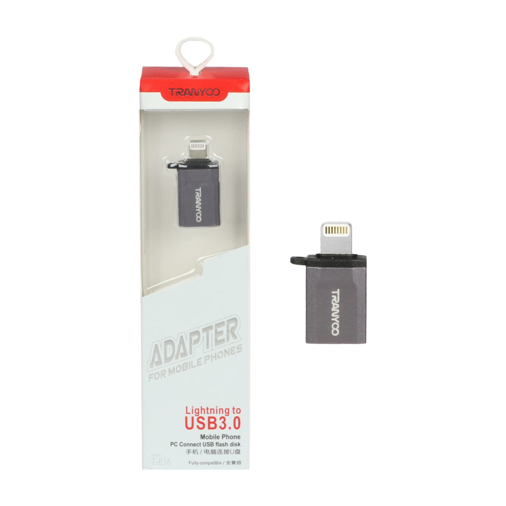 رابط OTG آیفونی TRANYOO Lightning To USB
