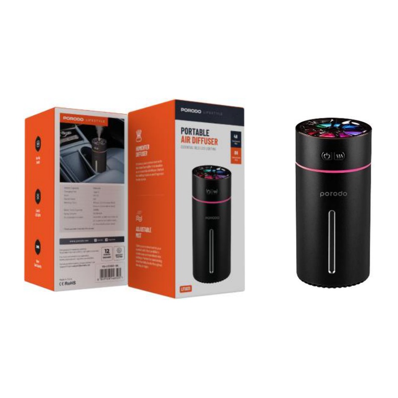 گجت هوشمند پرودو مدل Lifestyle Portable Air Diffuser Essential Oils & LED Lighting Accessories Included: کد 4143