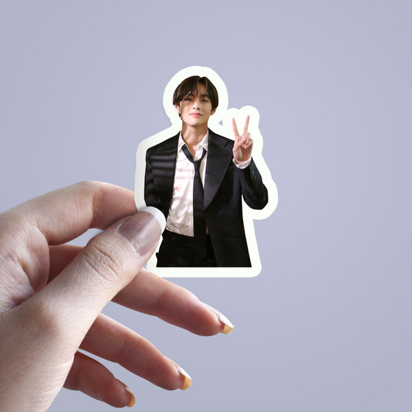 استیکر BTS Taehyung Suit